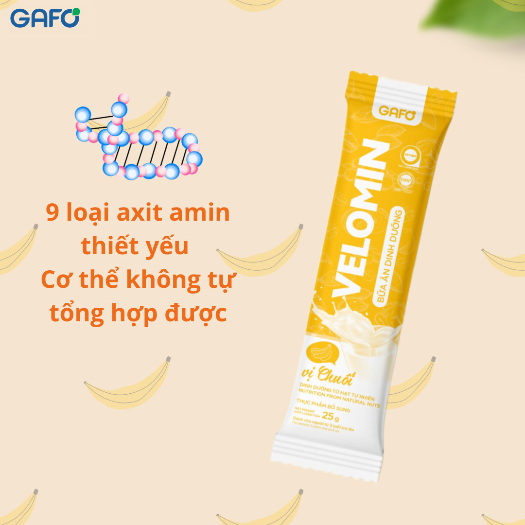 Bột ngũ cốc velomin 5 vị, bữa ăn thay thế.