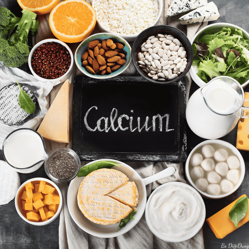 Thực phẩm chứa Calcium